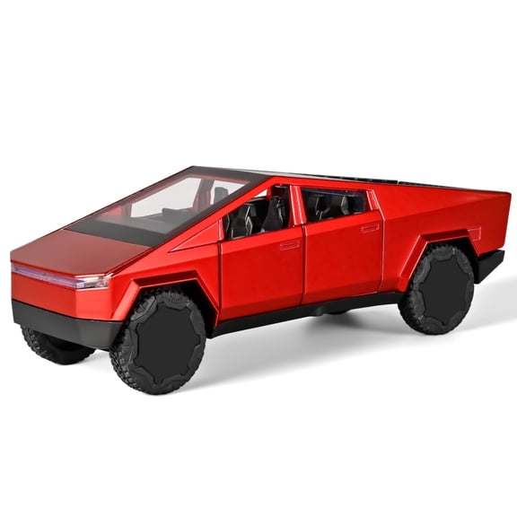 Anmyjuly 1/32 scale Alloy diecast pickup truck toy for boys age 4-7, pull back toy Cars, metal toy Trucks, Rugged and Durable,birthday gift