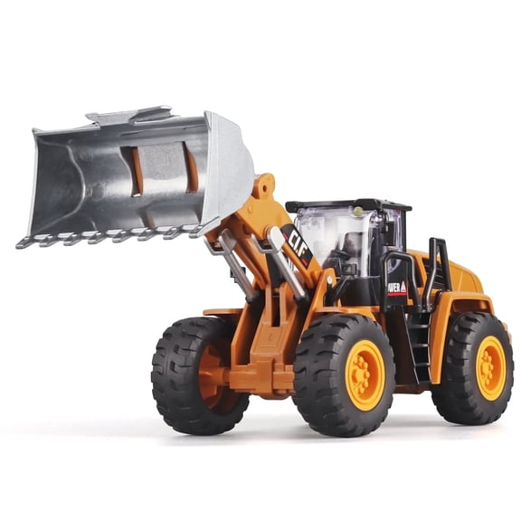 Anmyjuly Bulldozer Toys for Boys Construction Truck Toys Wheel Loader,Bulldozer Toy with Simulated Lights,Children Bulldozer Model Construction Toys，Bulldozer Toys for Boys 3-5 Year Old