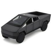 Anmyjuly Toy Trucks for 3 Year Old Boys 1/32 Diecast Metal Pickup Truck Toys for Boys Age 3-8 with Light and Sound Pull Back Toy Cars,Halloween cybertruck gift