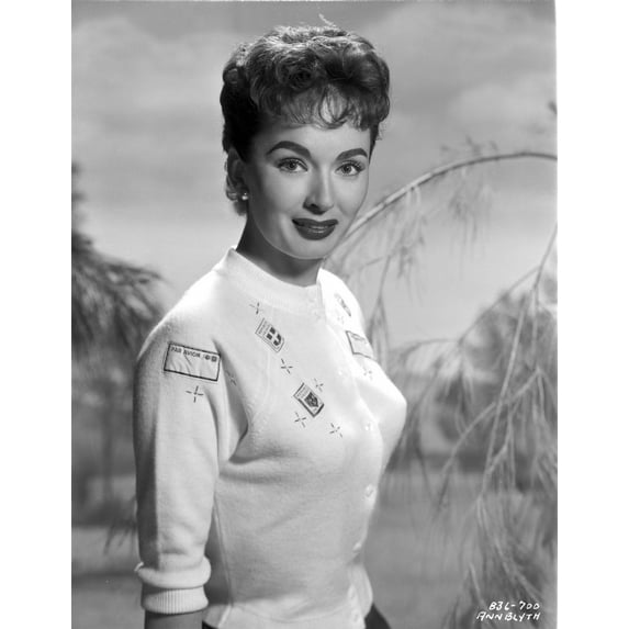 Ann Blyth on a Knitted Top and smiling Photo Print (8 x 10)