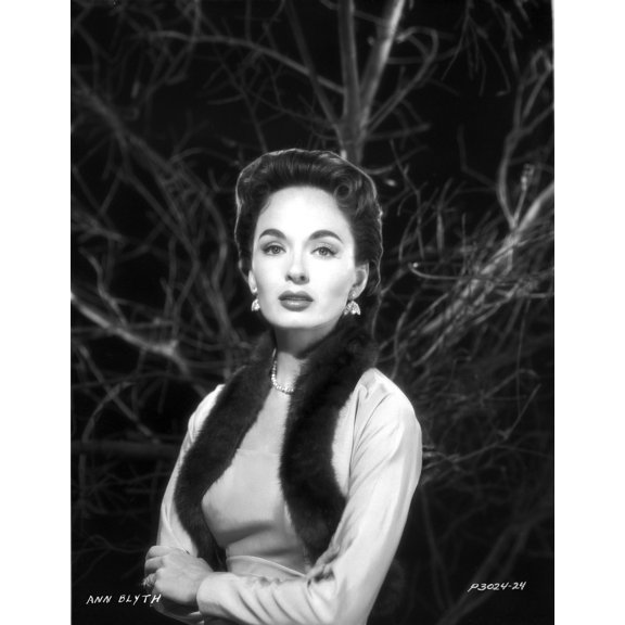 Ann Blyth on a Serious Portrait Photo Print (8 x 10)