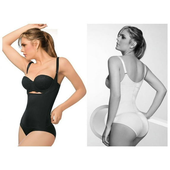 4012 Latex Body Thong Color Black Size S