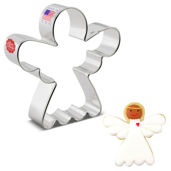 Ann Clark Angel Cookie Cutter 3.75", Made in USA