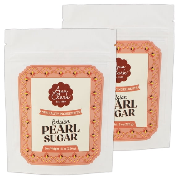 Ann Clark Authentic Belgian Pearl Sugar, 8 oz. (2 Pack)