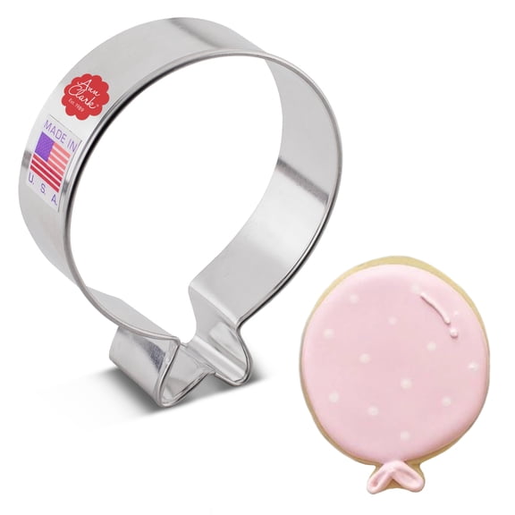 Ann Clark Balloon Cookie Cutter 3.25", Made in USA