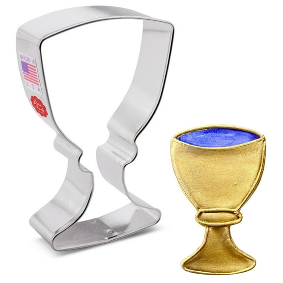 Ann Clark Communion Chalice Cookie Cutter 4", Made in USA