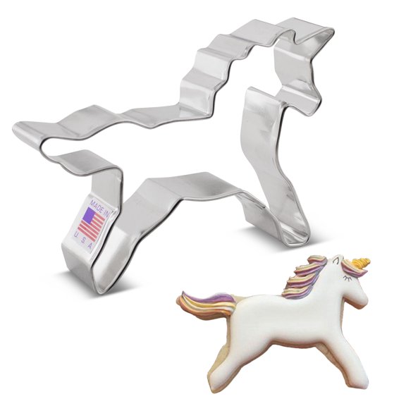 Ann Clark Cookie Cutters Unicorn Cookie Cookie Cutter, 4.5"