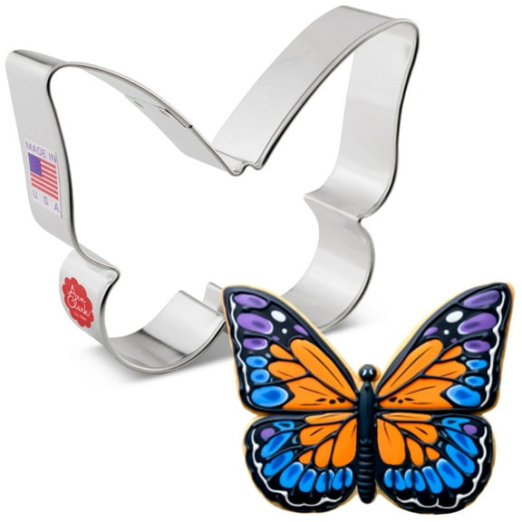 Ann Clark Cute Butterfly Cookie Cutter 3", Made in USA