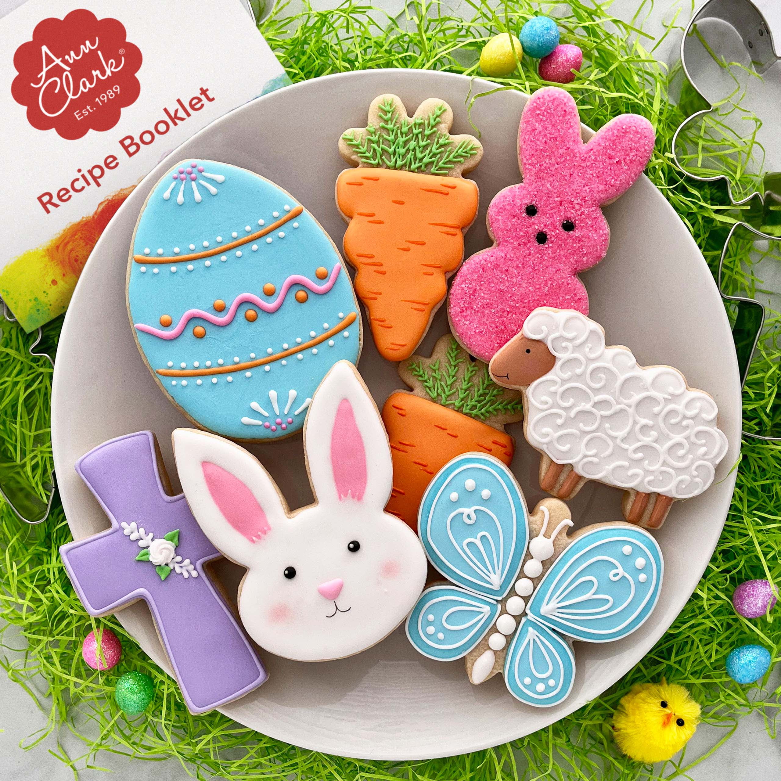 2022 Easter Cookie Mold New Cartoon Rabbit Egg Fondant Cookie