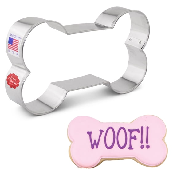 Ann Clark Extra Large Dog Bone Cookie Cutter 5", Made in USA