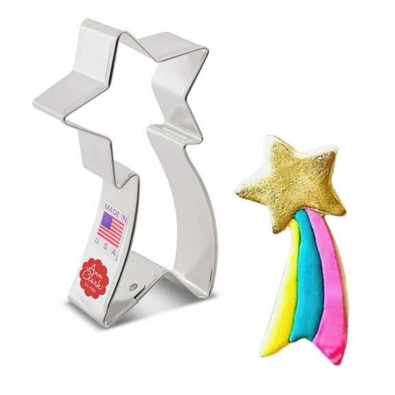 Ann Clark Falling Star Cookie Cutter 4", Made in USA