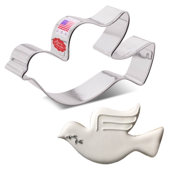 Ann Clark Flying Dove Cookie Cutter 4.5", Made in USA