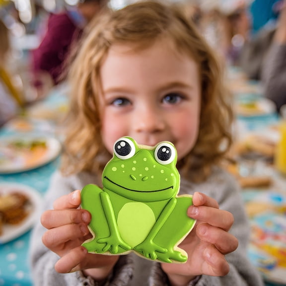 Ann Clark Frog Cookie Cutter 3.75", Made in USA