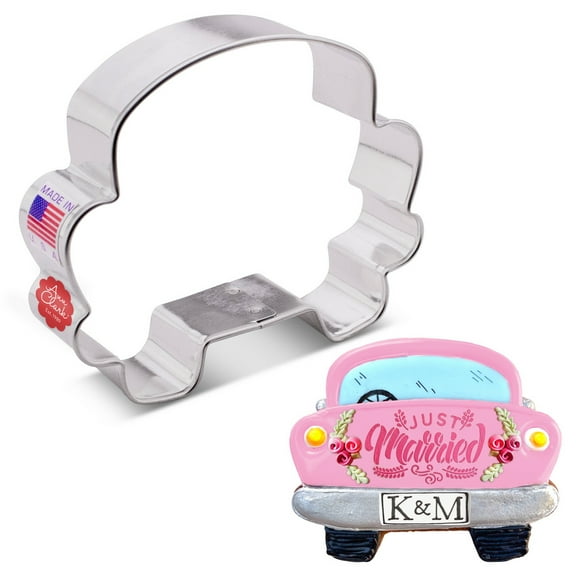 Ann Clark Front Facing Car Cookie Cutter 2.8", Made in USA