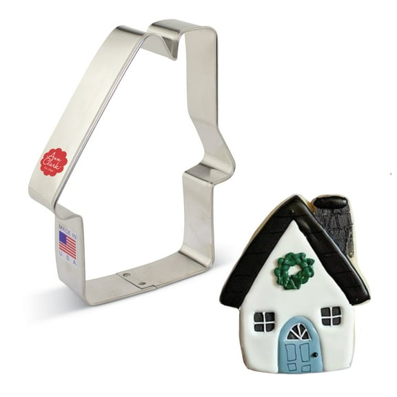 Ann Clark Gingerbread Houses Cookie Cutter 4.5", Made in USA