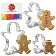 thumbnail image 1 of Ann Clark Gingerbread Man Cookie Cutter Set, 3-Piece, Made in USA, 1 of 7