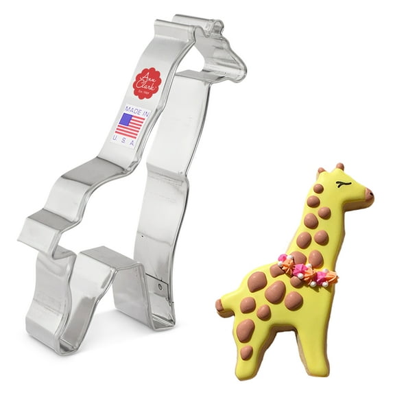 Ann Clark Giraffe Cookie Cutter 4.75", Made in USA