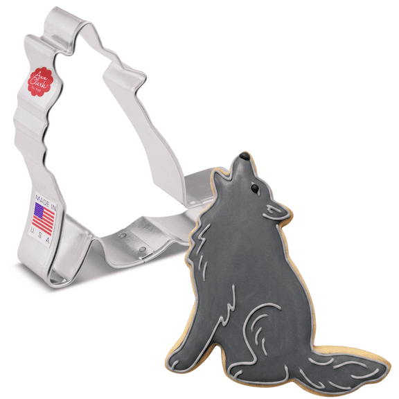 Ann Clark Howling Wolf Cookie Cutter 4", Made in USA