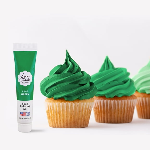 Ann Clark Leaf Green Food Coloring Gel .70 oz. Professional Grade Made in USA