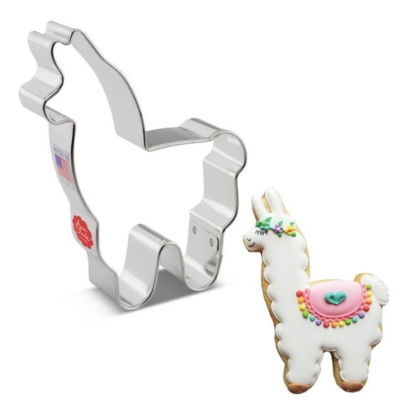 Ann Clark Llama / Alpaca Cookie Cutter 4.25", Made in USA