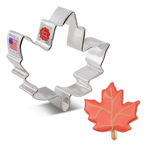 Ann Clark Maple Leaf Cookie Cutter, 3 1/8"
