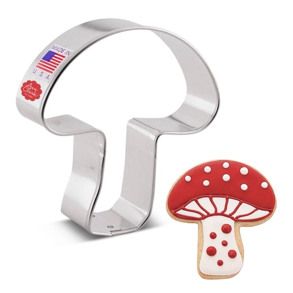Ann Clark Mushroom Cookie Cutter 3.25", Made in USA