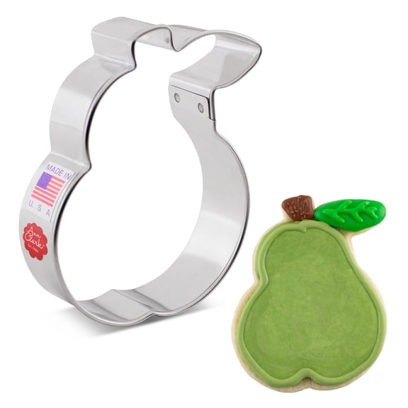Ann Clark Pear Cookie Cutter 3.5", Made in USA