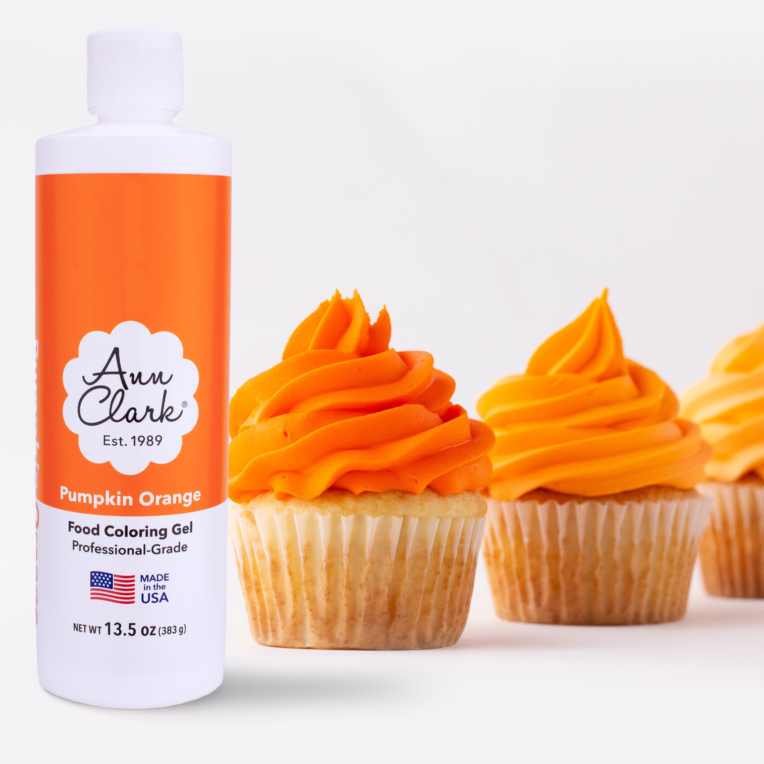 Ann Clark Pumpkin Orange Food Coloring Gel Extra Large 13.5 oz ...