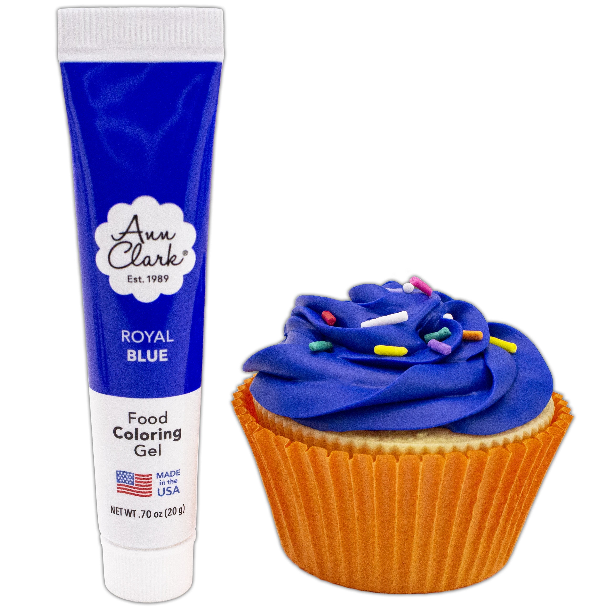 Ann Clark Royal Blue Food Coloring Gel, .70 oz. (20 g) Made in USA