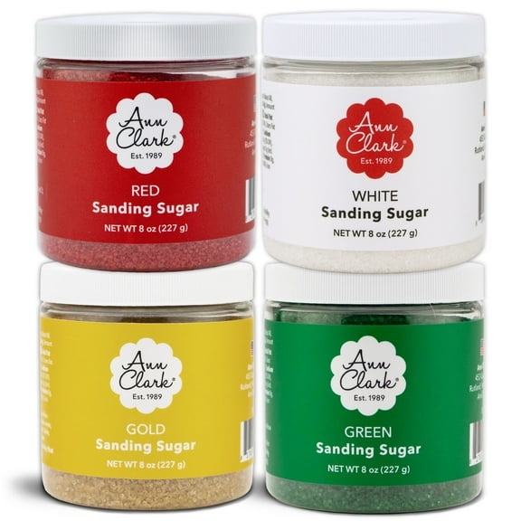Ann Clark Sanding Sugars, 8oz (4-Pack)