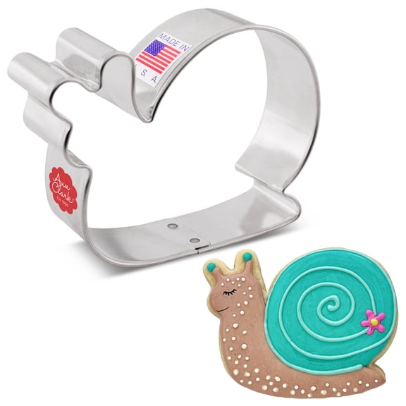 Ann Clark Snail Cookie Cutter 3.25", Made in USA