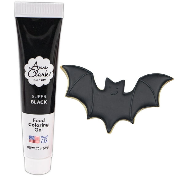 Ann Clark Super Black Food Coloring Gel .70 oz. Professional Grade Made in USA