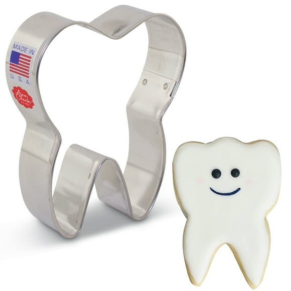 Ann Clark Tooth Cookie Cutter 3.5", Made in USA