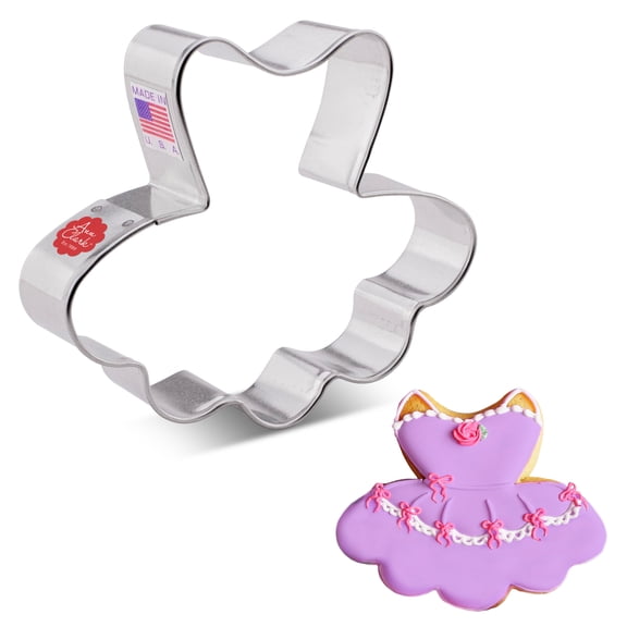 Ann Clark Tutu Cookie Cutter 3.5", Made in USA