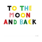 Ann Kelle 'To the Moon and Back' Canvas Art