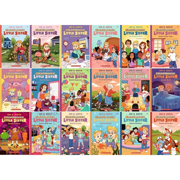 Ann M. Martin’s Baby-Sitters Little Sister Complete Series Collection (Books 1–18) – Includes Karen's Witch, Karen's Roller Skates, Karen's Worst Day, Karen's Kittycat Club, And More)