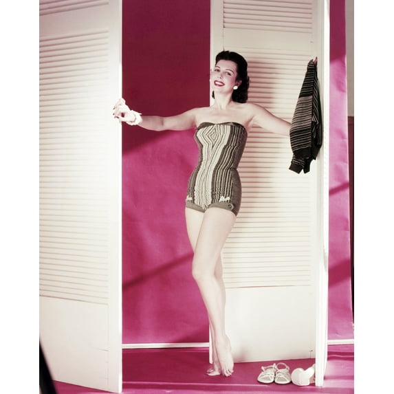 Ann Miller 24X36 Classic Hollywood Poster In Bathing Suit