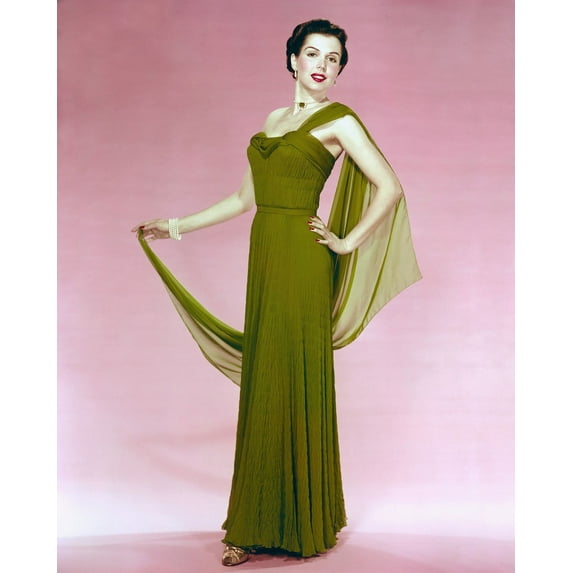 Ann Miller Elegant Studio Color Vintage Glamour Portrait 24X36 Classic Hollywood Poster