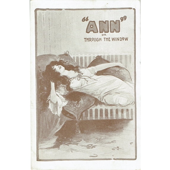 Ann, Or Through The Window, By Lechmere Worrall Print By ® The Michael Diamond Collection Mary Evans Picture Library