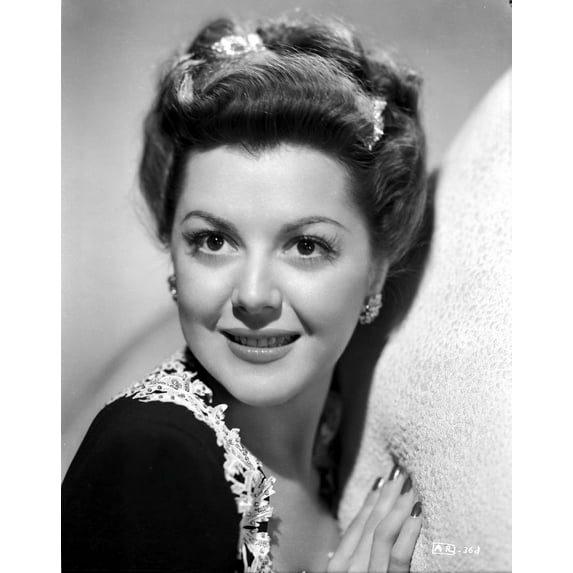 Ann Rutherford Showing a Good Smile in a Portrait Photo Print (8 x 10)