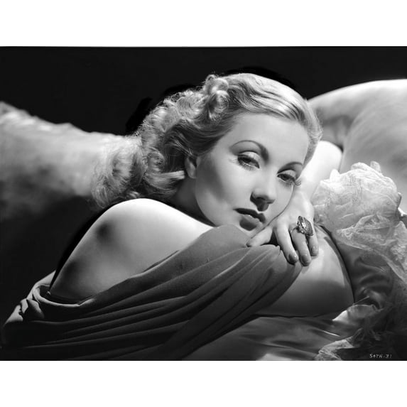Ann Sothern Lying on the Bed Photo Print (8 x 10)