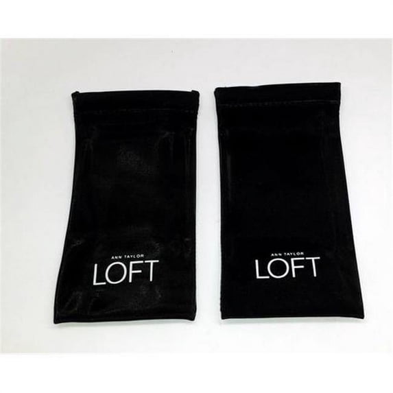 Ann Taylor Black Satin Sunglasses Pouch Case Of 100