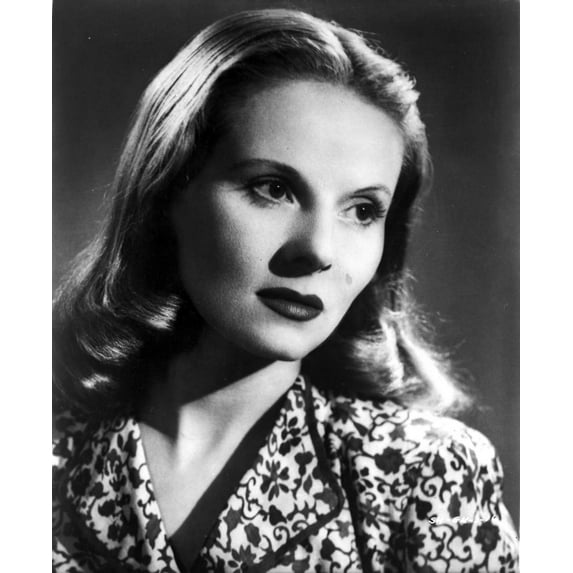 Ann Todd wearing a Floral Shirtdress Photo Print (8 x 10)