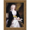 thumbnail image 1 of Ann Whiteside 24x18 Gold Ornate Wood Framed Canvas Art by Ralph Earl, 1 of 2