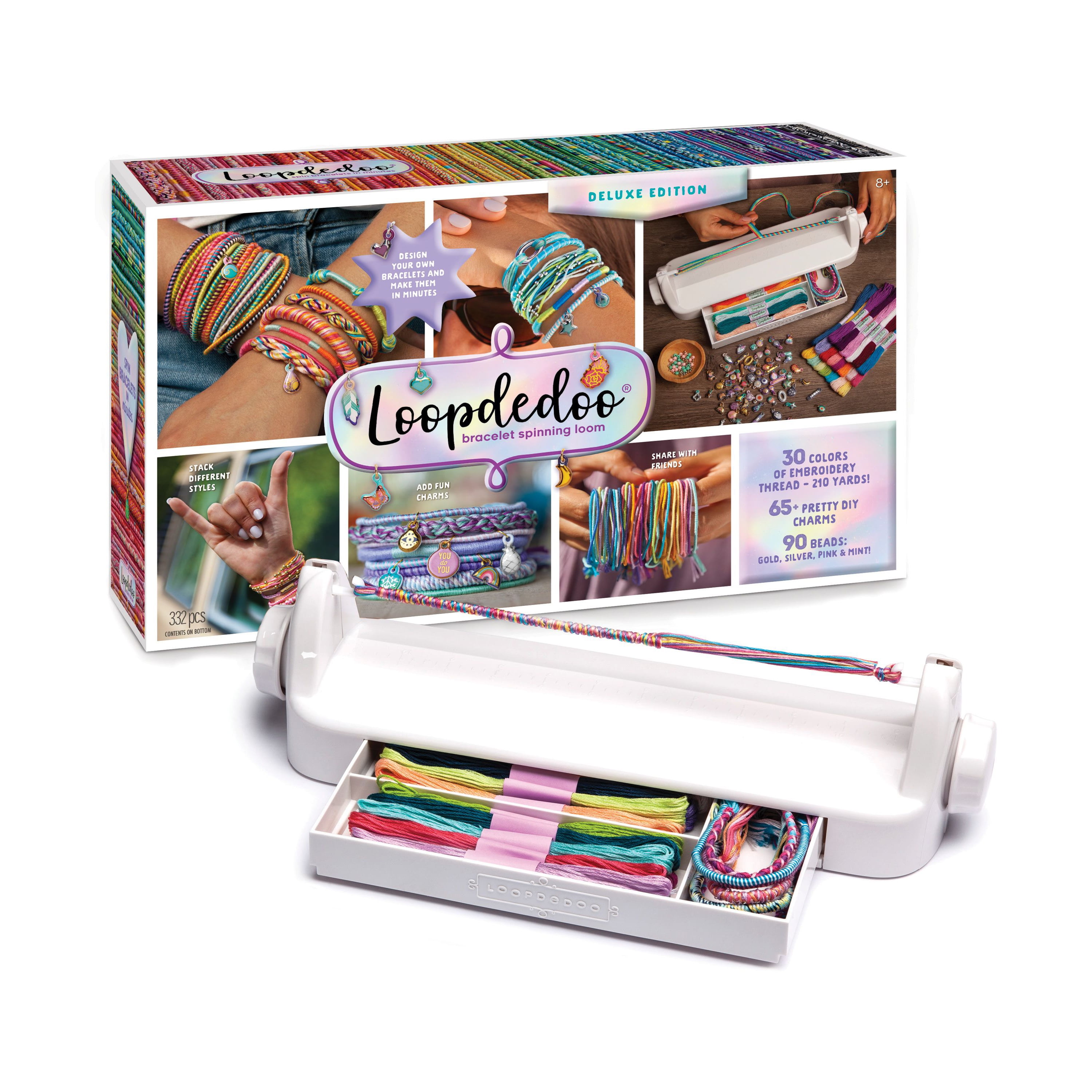 Cra-Z-Art Cra-Z-Loom Ultimate Rubber Band Loom, Multi-Color Kit for Ages 8  and up
