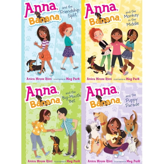 Anna, Banana Anna, Banana, and Friends--A Four-Book Paperback Collected Set!: Anna, Banana, and the Friendship Split; Anna, Banana, a, (Paperback)