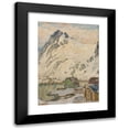 thumbnail image 1 of Anna Boberg 11x14 Black Modern Framed Museum Art Print Titled - At the Foot of the Mountain. Study from Lofoten (1905), 1 of 5