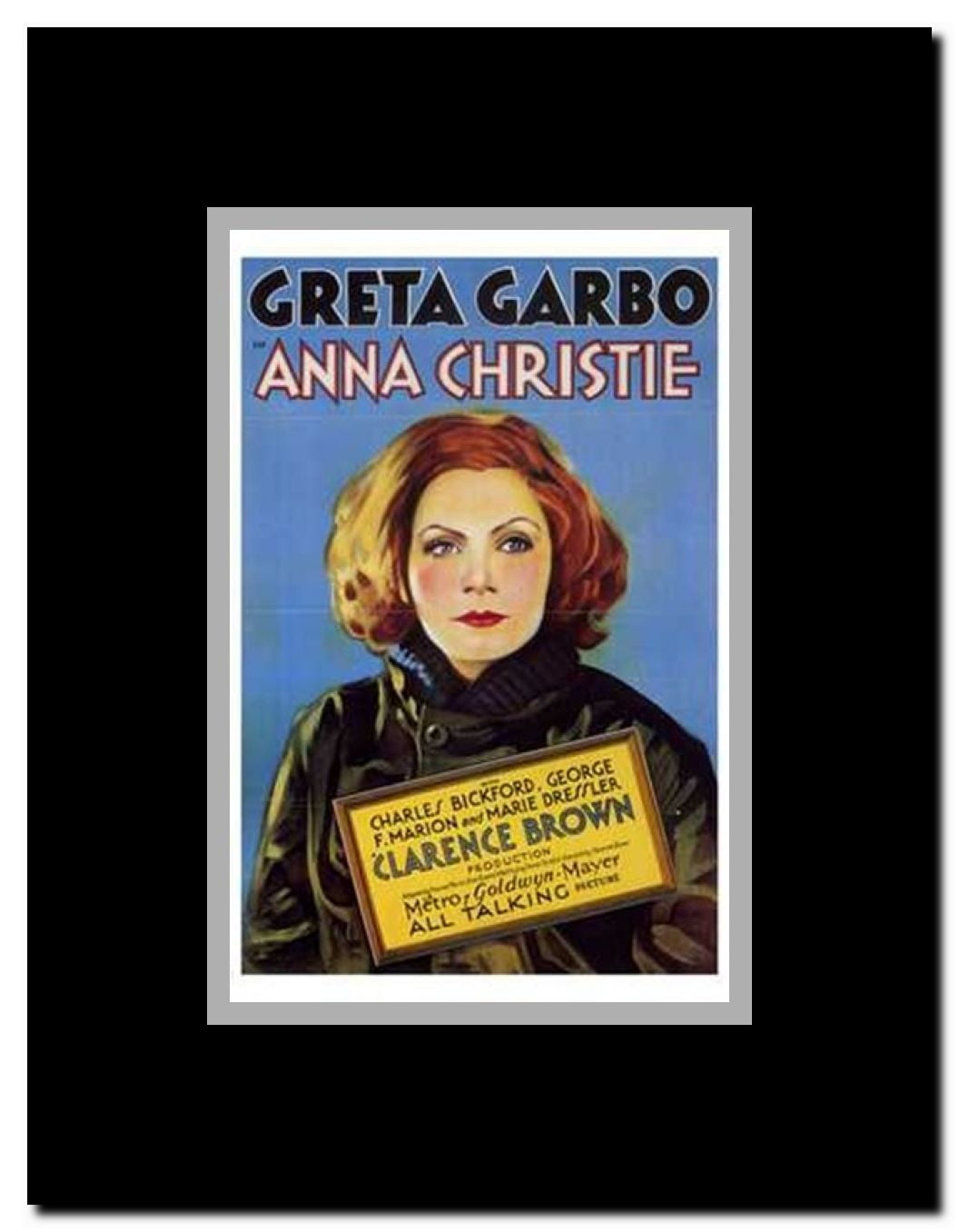 Anna Christie Framed Movie Poster
