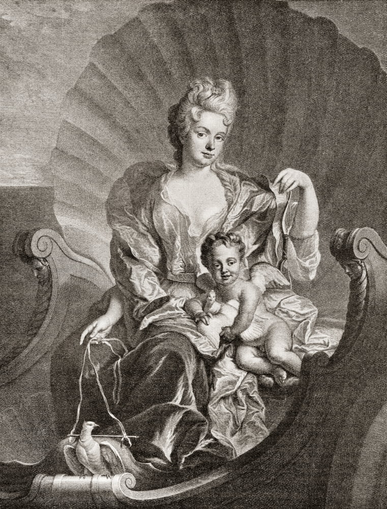 Anna Constantia von Brockdorff 1680 Canvas Art - Ken Welsh Design Pics (12 x 16)