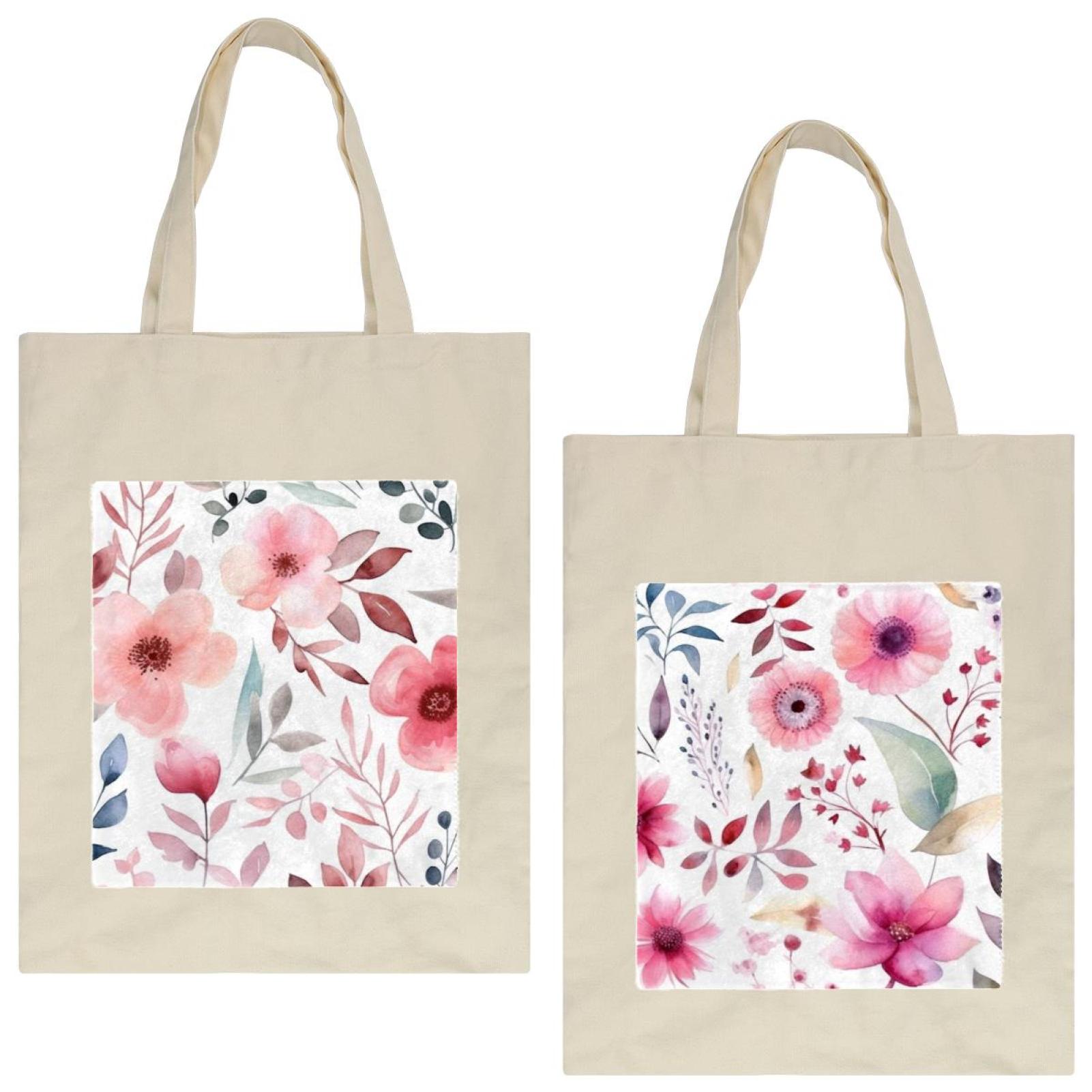 Anna Cowper Women's Tote Bags Reusable Printed Canvas Bags Faux Rabbit